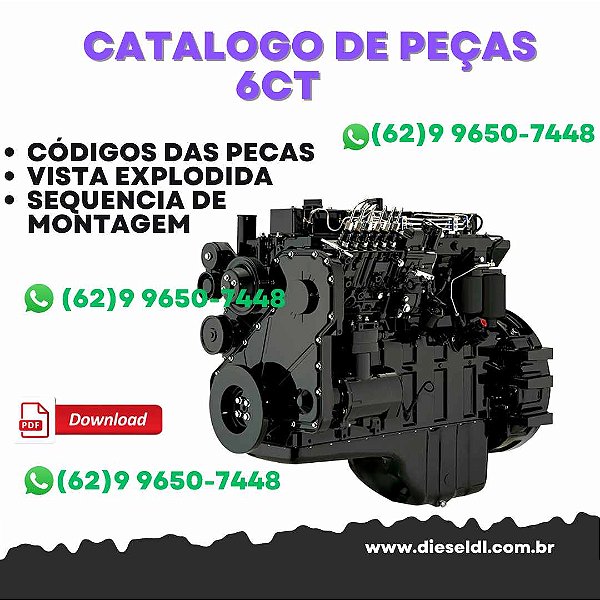 CATÁLOGO DE PEÇAS  MOTOR  6CT ,6CTA8.3 CUMMINS