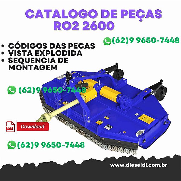 CATÁLOGO DE PEÇAS  ROÇADEIRA  RO2 2600-3100 TATU