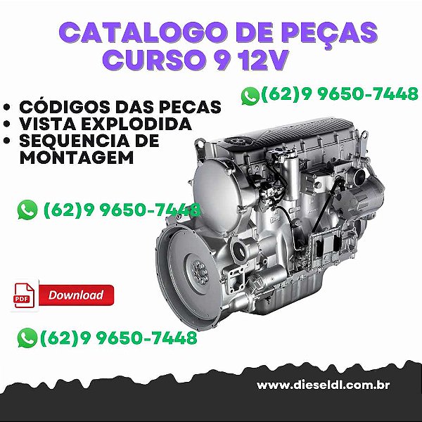 CATÁLOGO DE PEÇAS  MOTOR CURSOR 9 12V  CASE
