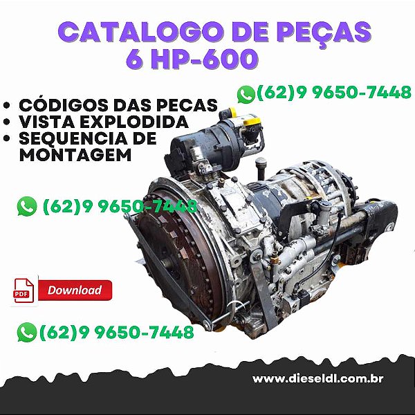 CATÁLOGO DE PEÇAS  TRANSMISSÃO  6 HP-600  ZF