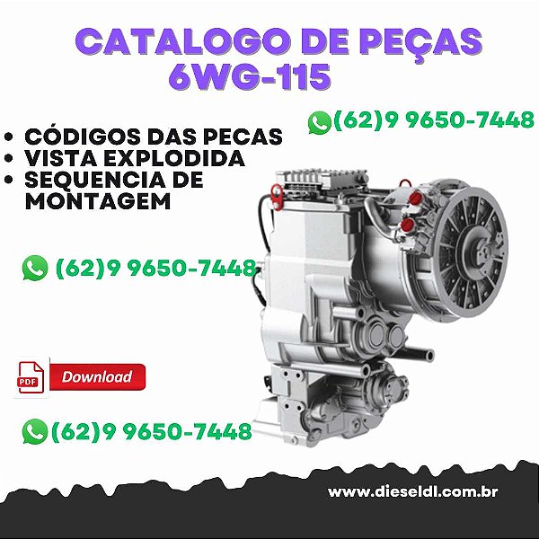 CATÁLOGO DE PEÇAS  TRANSMISSÃO  6WG-115  ZF