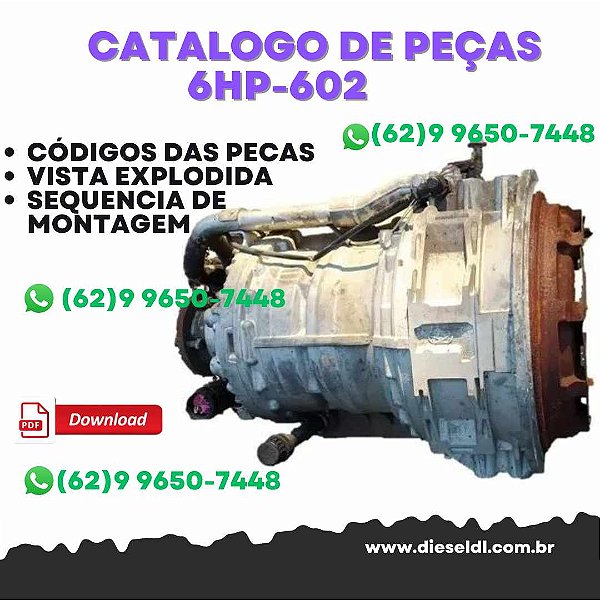 CATÁLOGO DE PEÇAS TRANSMISSÃO  6HP-602 NMOT  ZF