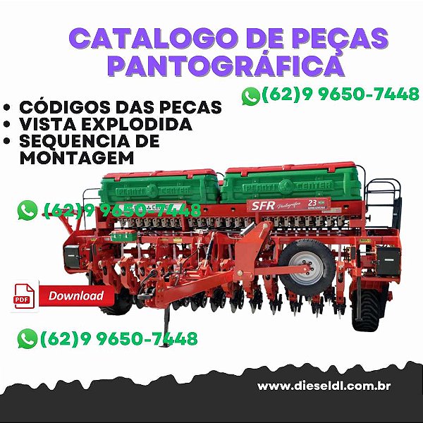 CATÁLOGO DE PEÇAS PLANTADEIRA PANTOGRÁFICA GERAÇÃO 3 PLANTI CENTER
