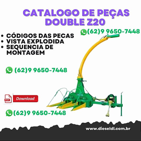 CATÁLOGO DE PEÇAS  COLHEDORA DE FORRA DOUBLE Z20 JF