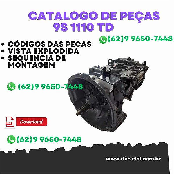 CATÁLOGO DE PEÇAS TRANSMISSÃO 9S 1110 TD  ZF