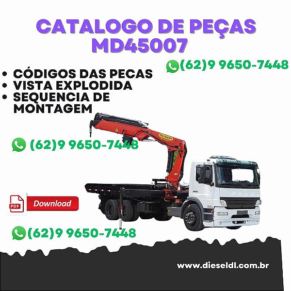 CATÁLOGO DE PEÇAS GUINDASTE MD45007  PALFINGER