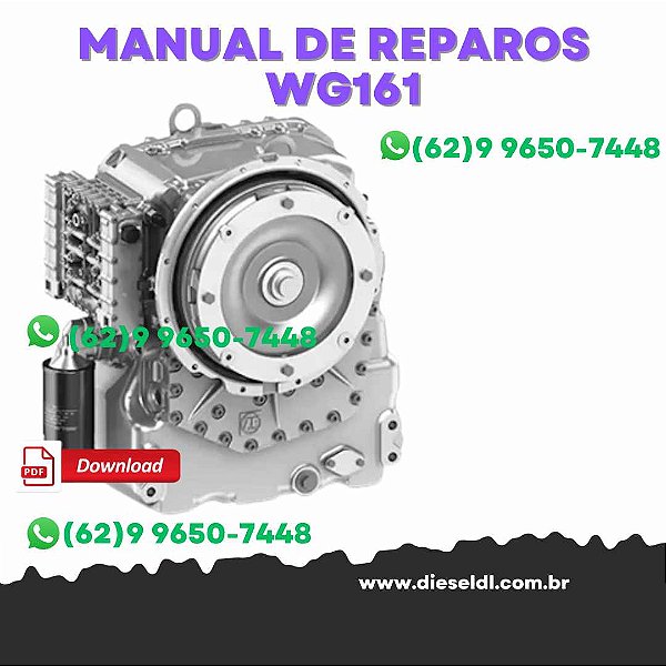 MANUAL DE REPAROS TRANSMISSÃO ZF-WG161 HYSTER