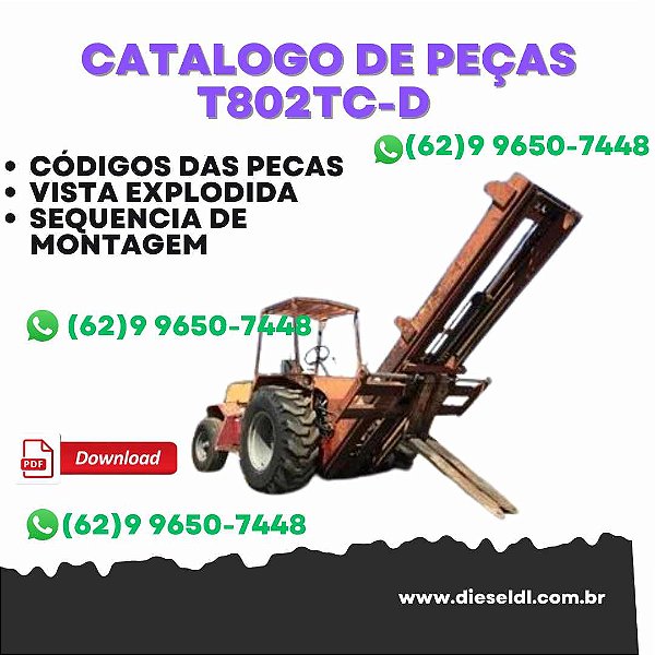 CATÁLOGO DE PEÇAS  T802TC-D, T1002TC-D  MANITOU