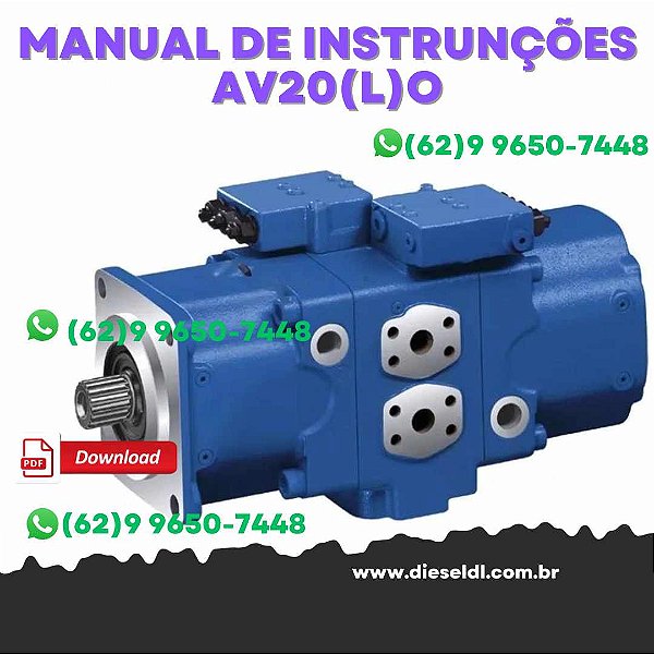 MANUAL DE INSTRUÇÕES BOMBA A20V(L)O REXROTH