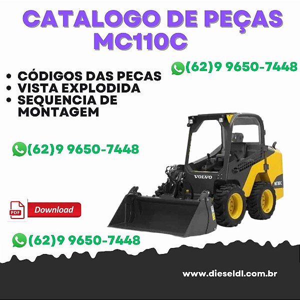 CATALOGO DE PEÇAS MC110C MINI CARREGADEIRA VOLVO