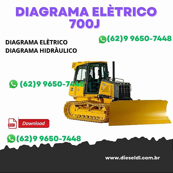 MANUAL ELÉTRICO HIDRÁULICO 700J JOHN DEERE