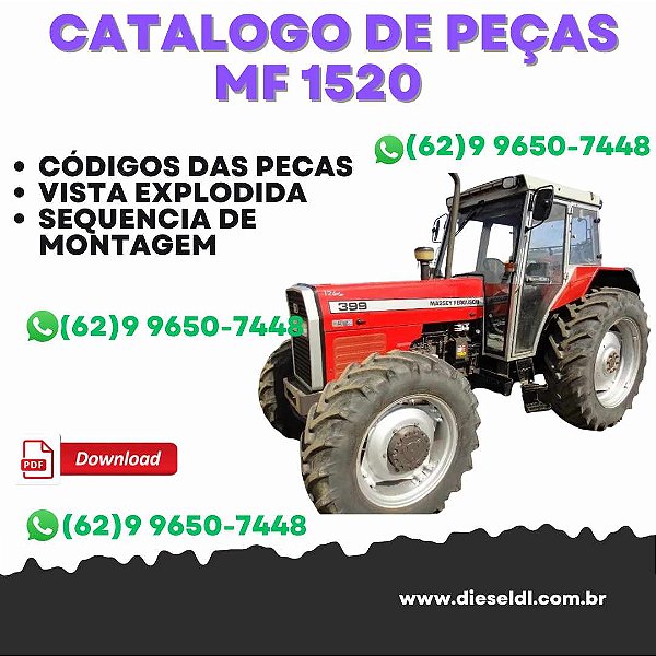 CATÁLOGO DE PEÇAS  MF 1520 COMPACT TRACTOR