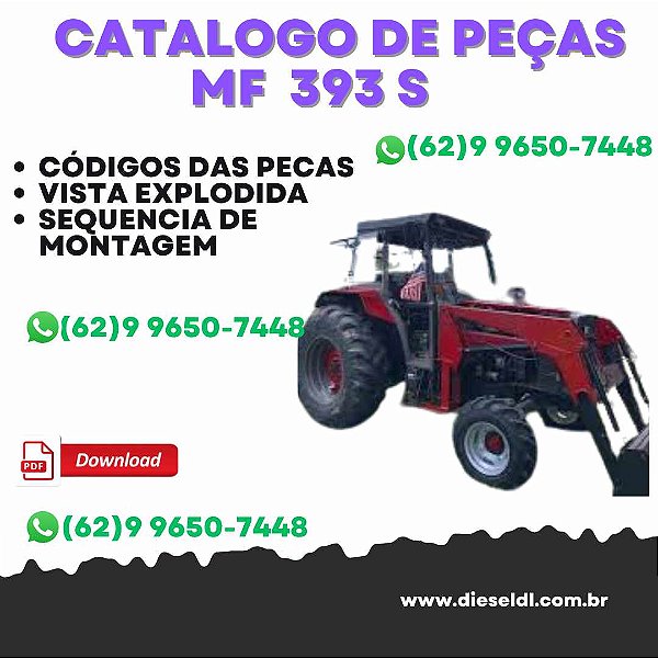 CATÁLOGO DE PEÇAS  MF 393 S TRACTOR