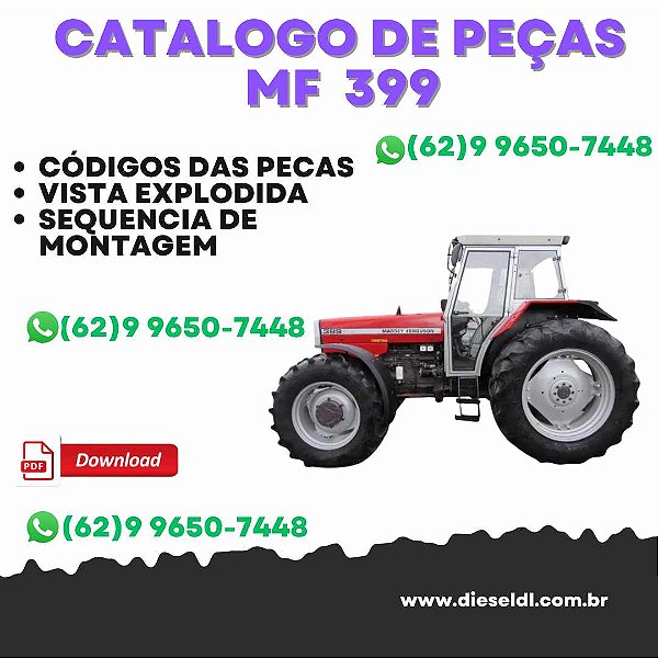 CATÁLOGO DE PEÇAS  MF 399 TRACTOR