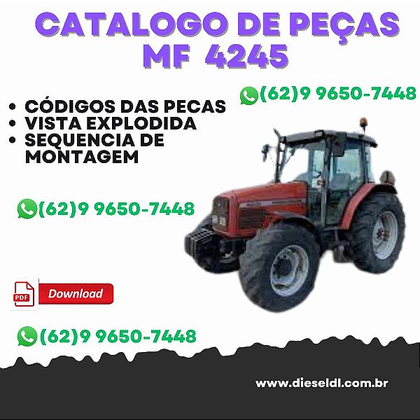 CATÁLOGO DE PEÇAS  MF 4245 / 4255 TRACTORS