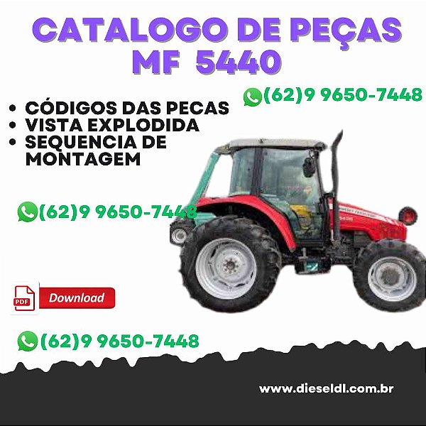 CATÁLOGO DE PEÇAS  MF 5440 TRACTOR
