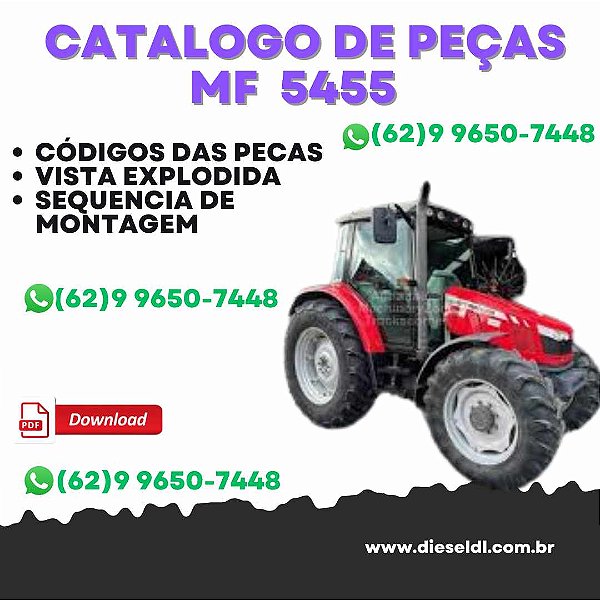 CATÁLOGO DE PEÇAS  MF 5445 / 5455 TRACTORS