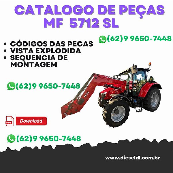 CATÁLOGO DE PEÇAS  MF 5712 SL / 5712 S