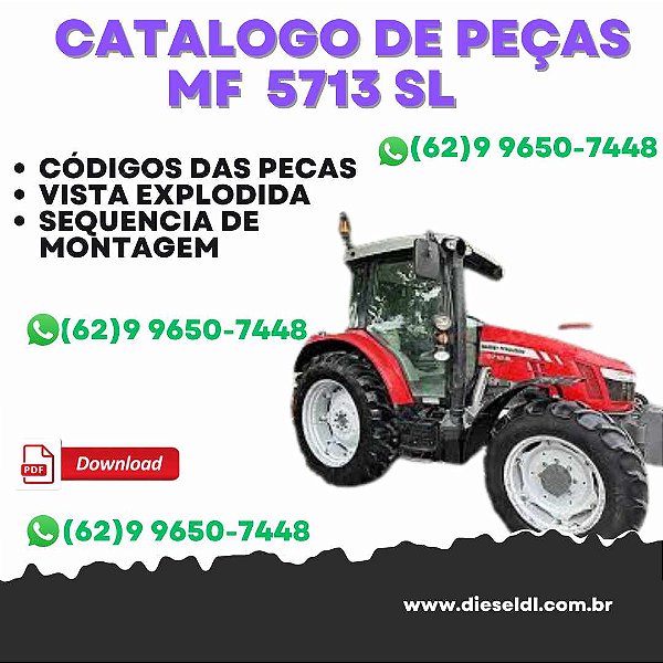 CATÁLOGO DE PEÇAS  MF 5713 SL / 5713 S