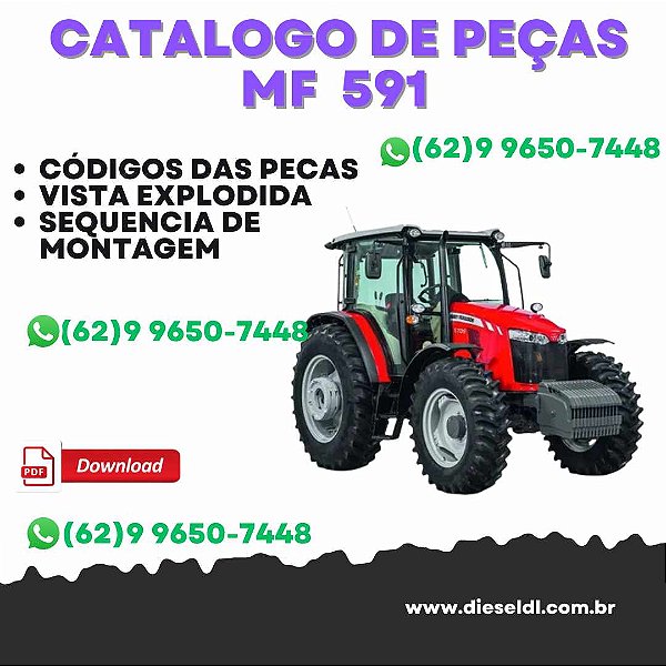 CATÁLOGO DE PEÇAS  MF 591 TRATOR