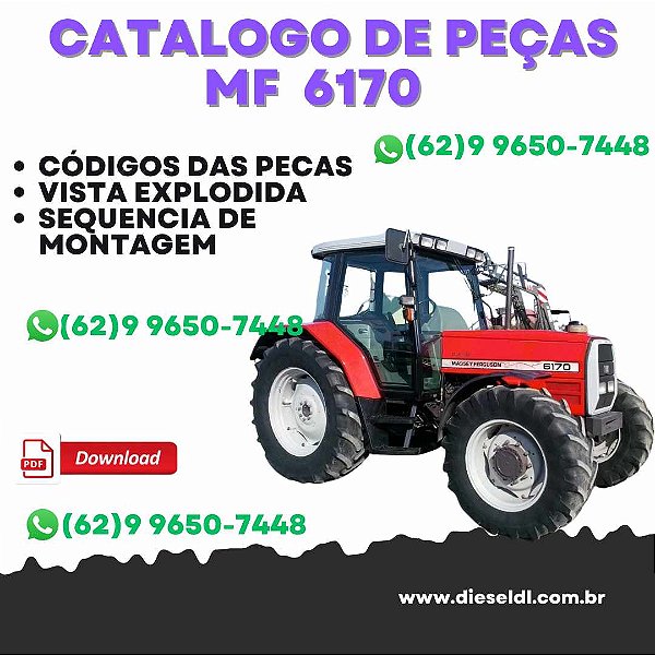 CATÁLOGO DE PEÇAS  MF 6170 TRACTOR