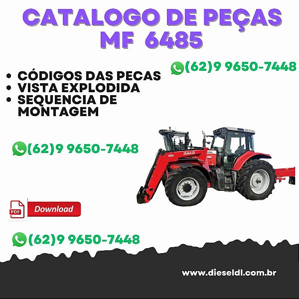 CATÁLOGO DE PEÇAS  MF 6711 TRATOR