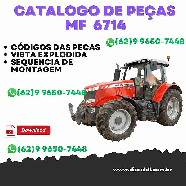 CATÁLOGO DE PEÇAS  MF 7614 TRACTOR