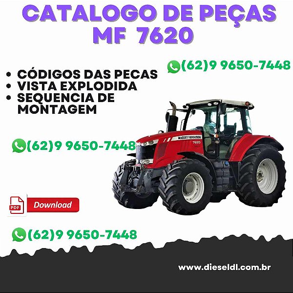 CATÁLOGO DE PEÇAS  MF 7624 TRATOR