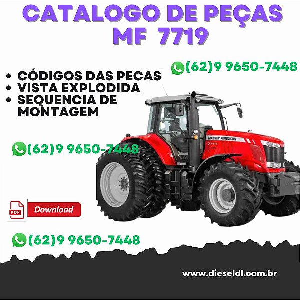 CATÁLOGO DE PEÇAS  MF 7719 TRATO