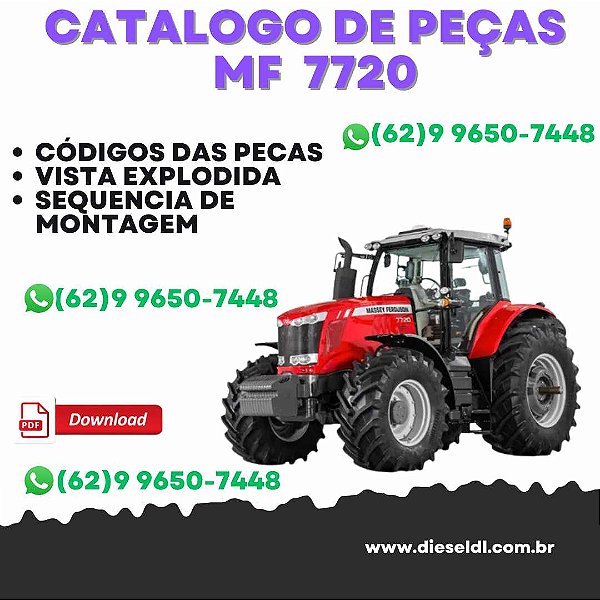 CATÁLOGO DE PEÇAS  MF 7720 TRATOR