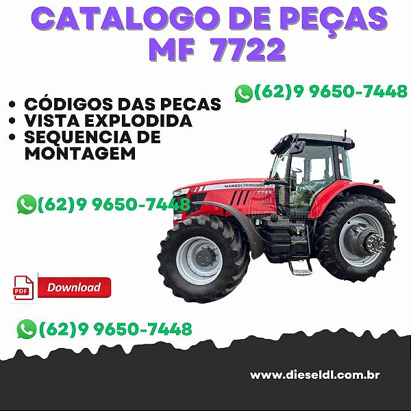 CATÁLOGO DE PEÇAS  MF 7722 TRATOR (BR)