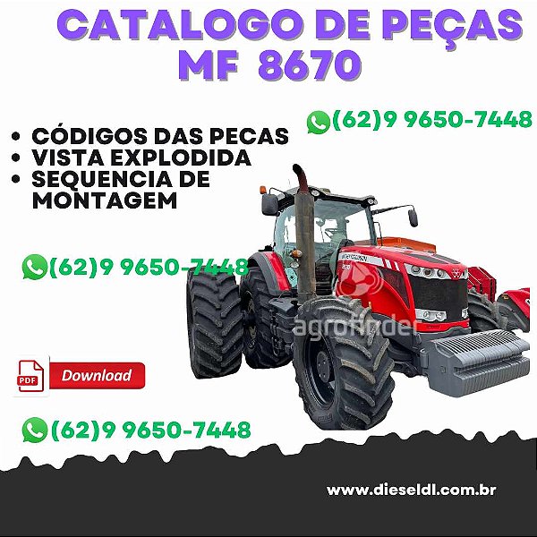 CATÁLOGO DE PEÇAS  MF 8670 - STAGE 3B