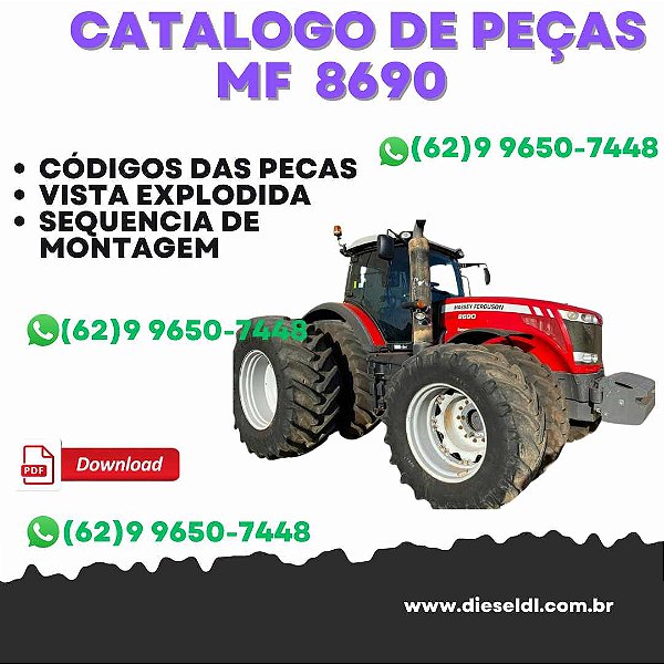 CATÁLOGO DE PEÇAS  MF 8690 - STAGE 3B