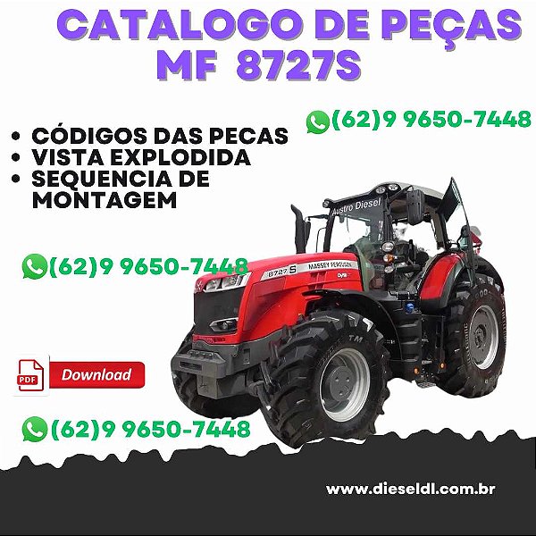 CATÁLOGO DE PEÇAS  MF 8727 / 8727S DATATRONIC