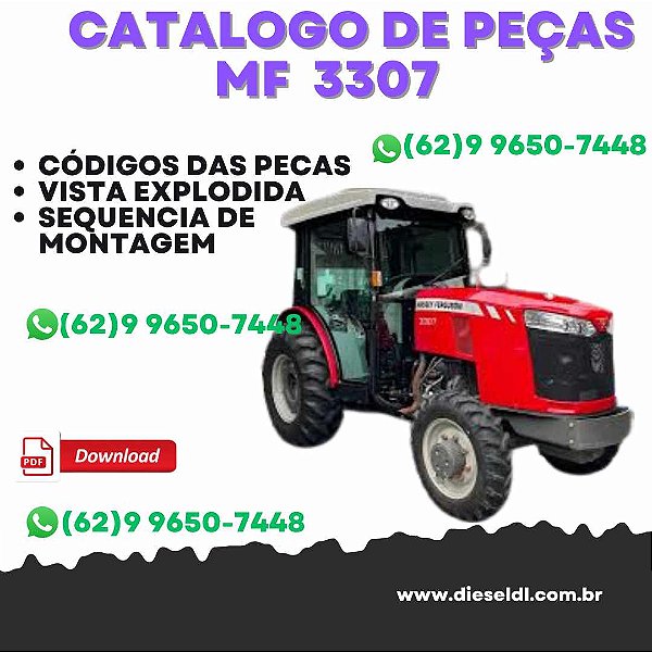 CATÁLOGO DE PEÇAS  TRATOR COMPACTO MF 3307