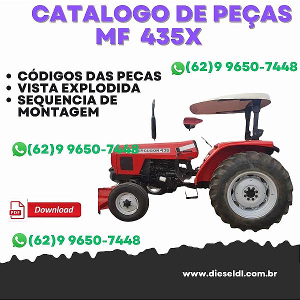 CATÁLOGO DE PEÇAS  TRATOR COMPACTO MF 435X (BR)