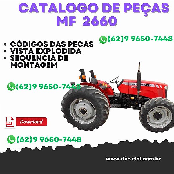 CATÁLOGO DE PEÇAS  TRATOR MF 2660