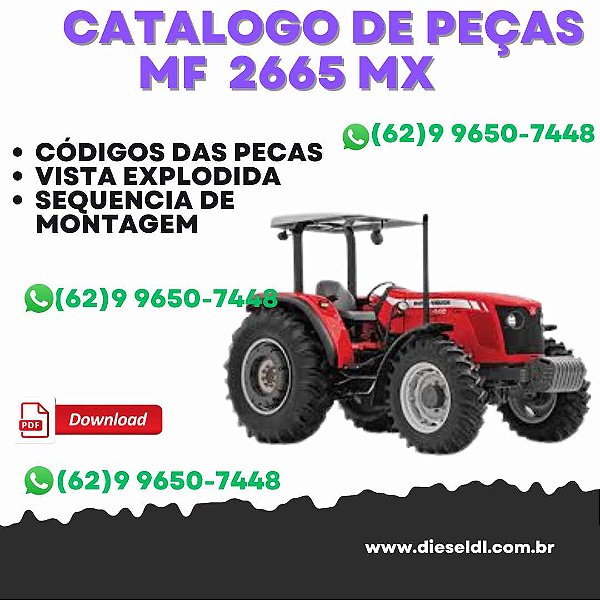 CATÁLOGO DE PEÇAS  TRATOR MF 2665MX