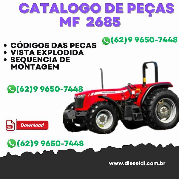 CATÁLOGO DE PEÇAS  TRATOR MF 2685