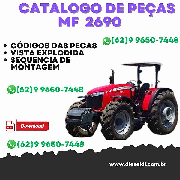CATÁLOGO DE PEÇAS  TRATOR MF 2690
