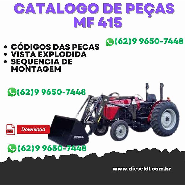 CATÁLOGO DE PEÇAS  TRATOR MF 415