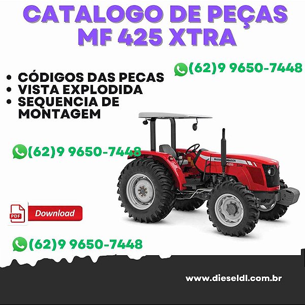 CATÁLOGO DE PEÇAS  TRATOR MF 425Xtra