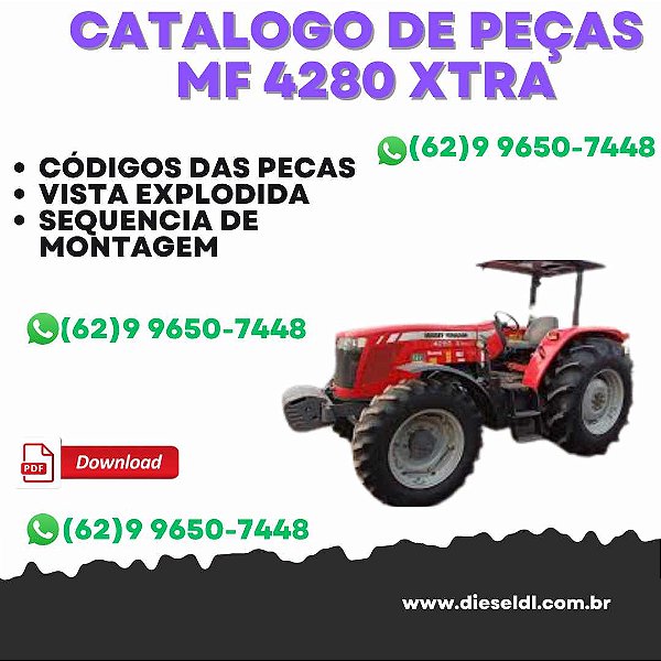 CATÁLOGO DE PEÇAS  TRATOR MF 4280 XTRA