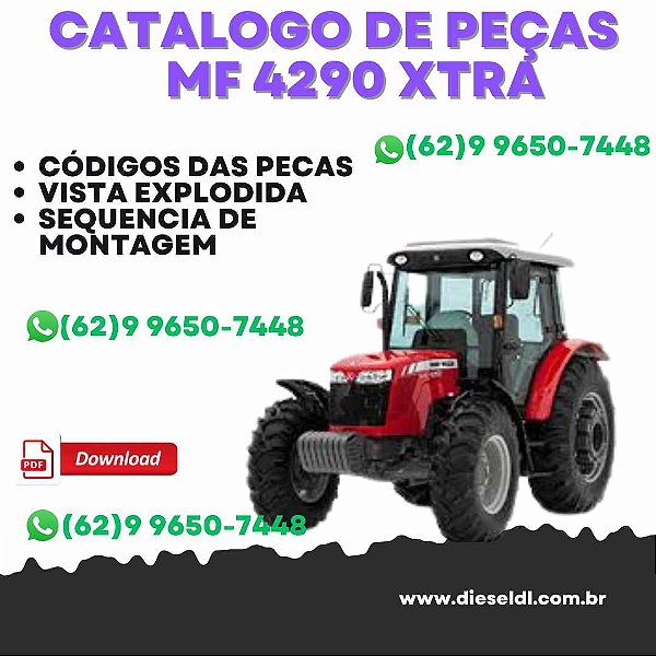 CATÁLOGO DE PEÇAS  TRATOR MF 4290 XTRA