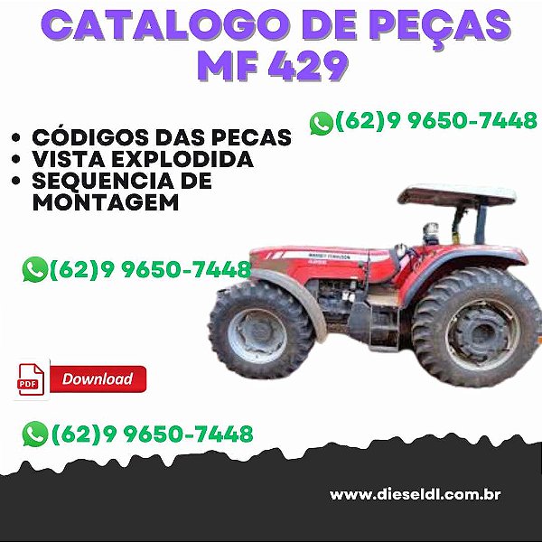 CATÁLOGO DE PEÇAS  TRATOR MF 429