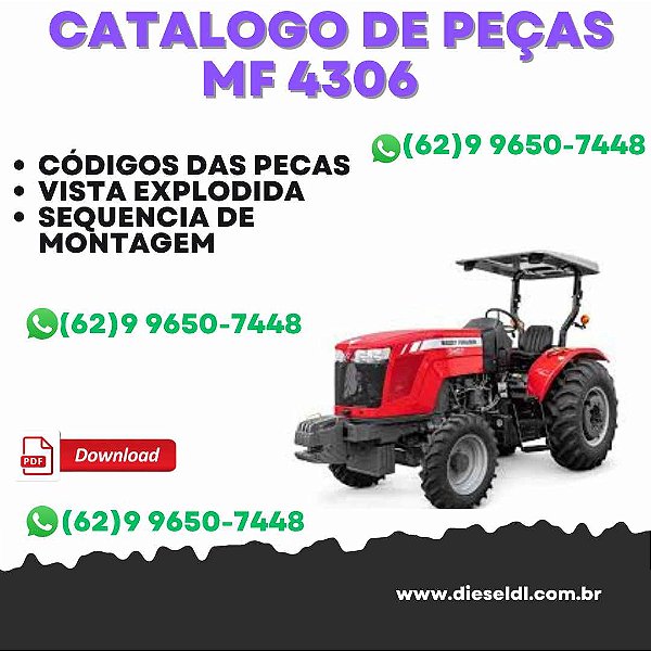 CATÁLOGO DE PEÇAS  TRATOR MF 4306