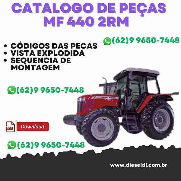 CATÁLOGO DE PEÇAS  TRATOR MF 440 2RM