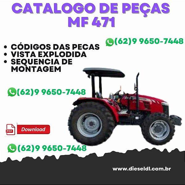 CATÁLOGO DE PEÇAS  TRATOR MF 471