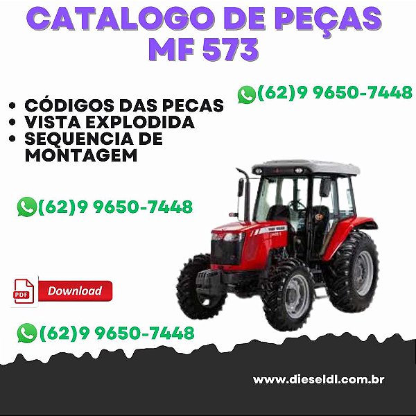 CATÁLOGO DE PEÇAS  TRATOR MF 573