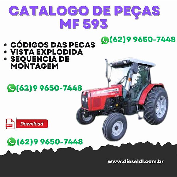 CATÁLOGO DE PEÇAS  TRATOR MF 593